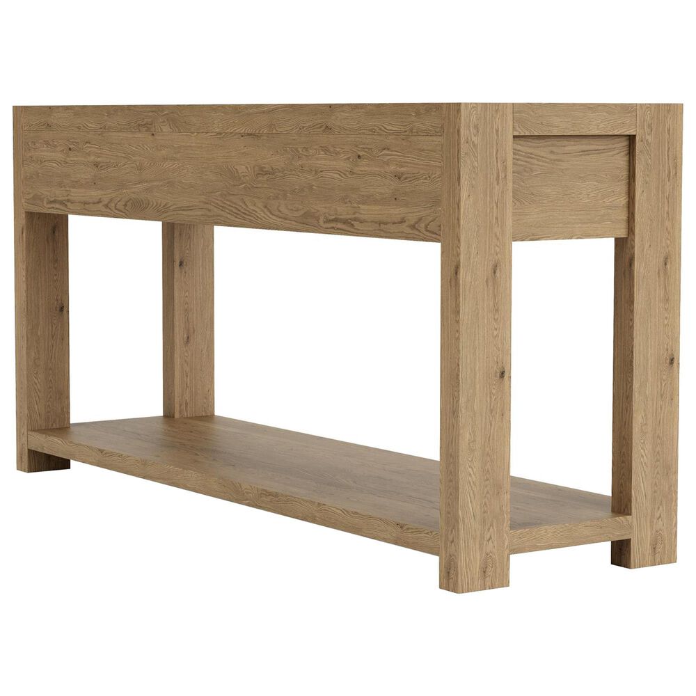 Shannon Hills Davie 2-Drawer Sofa Table in Pale Oak, , large