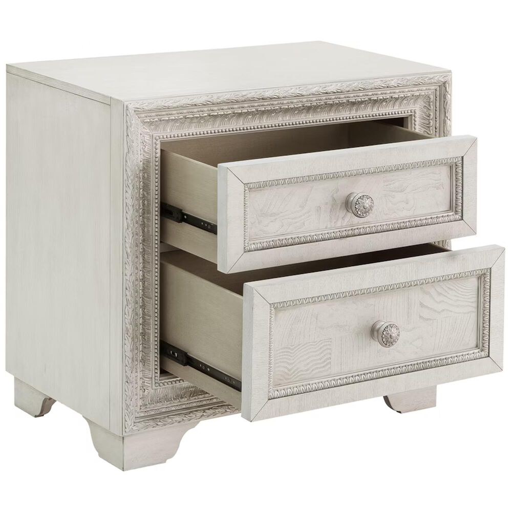 Chapel Hill Camila 3-Piece Queen Bedroom Set in White and Silver, , large