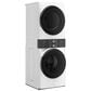 Whirlpool 4.5 Cu. Ft. Smart Front Load Washer and 7.4 Cu. Ft. Gas Dryer Stack Laundry in White, , large