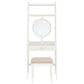 Linon Home Decor Lilymae Vanity with Stool in White, , large