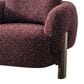 Furniture of America Premier Accent Chair in Burgundy Tweed, , large