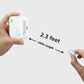 The Mighty Mount Retract Dual Port 65W Foldable Wall Charger with Built-In USB-C Cable in White, , large