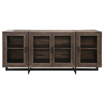 Classic Home Yorkville 4-Drawer Sideboard in Brown, , large
