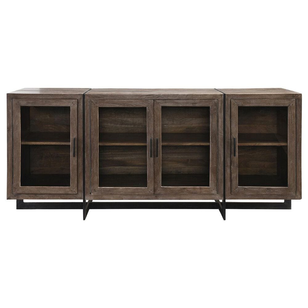 Classic Home Yorkville 4-Drawer Sideboard in Brown, , large