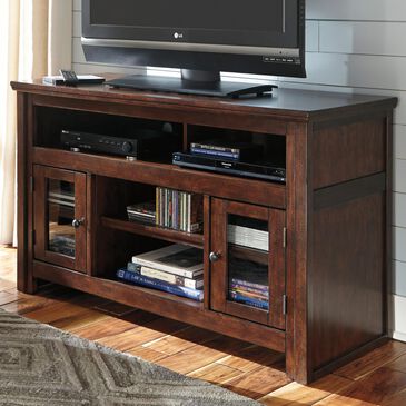 Signature Design by Ashley Harpan Medium 50" TV Stand in Reddish Brown, , large
