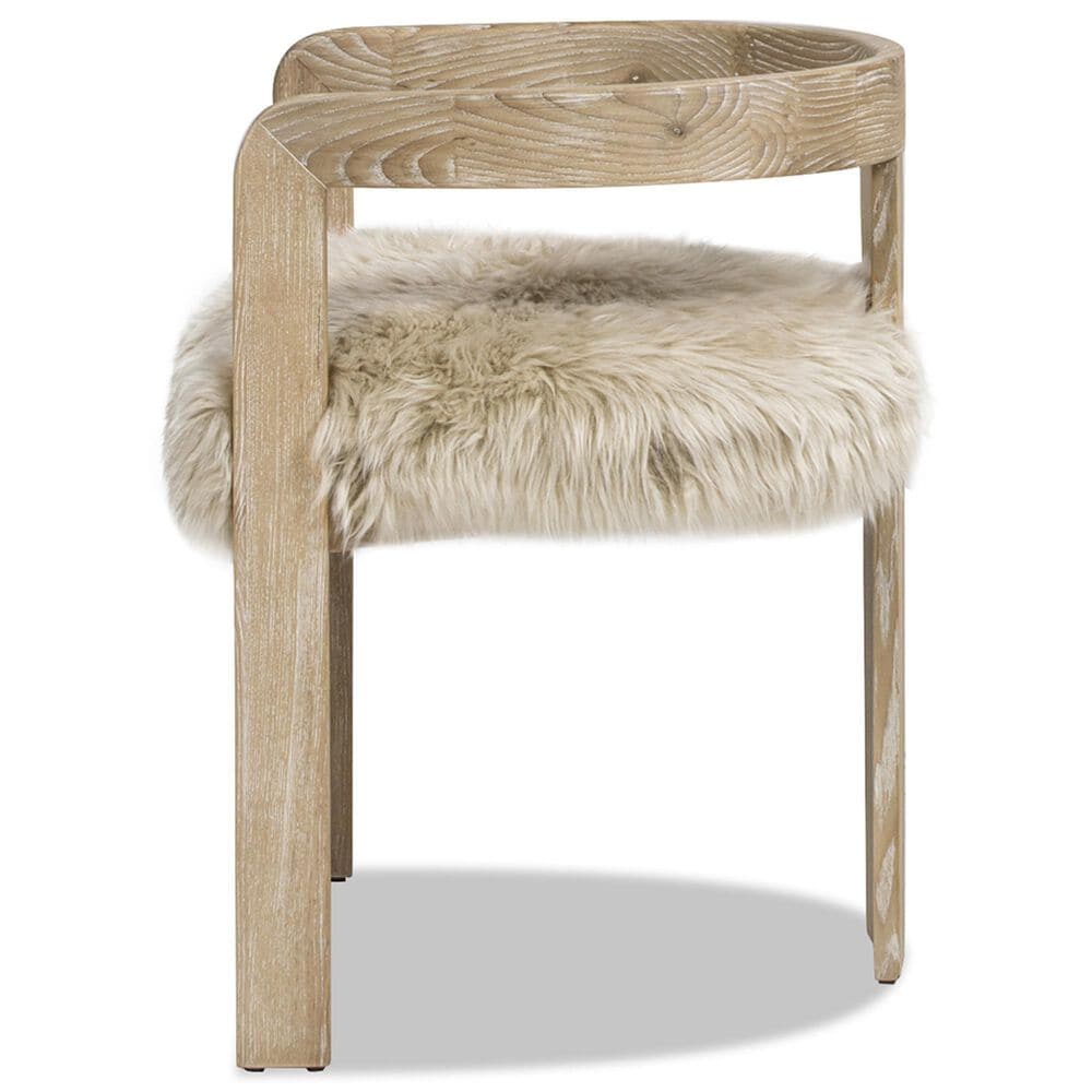 Jennifer Taylor Home Millwick Arm Chair in Rustic Blonde, , large