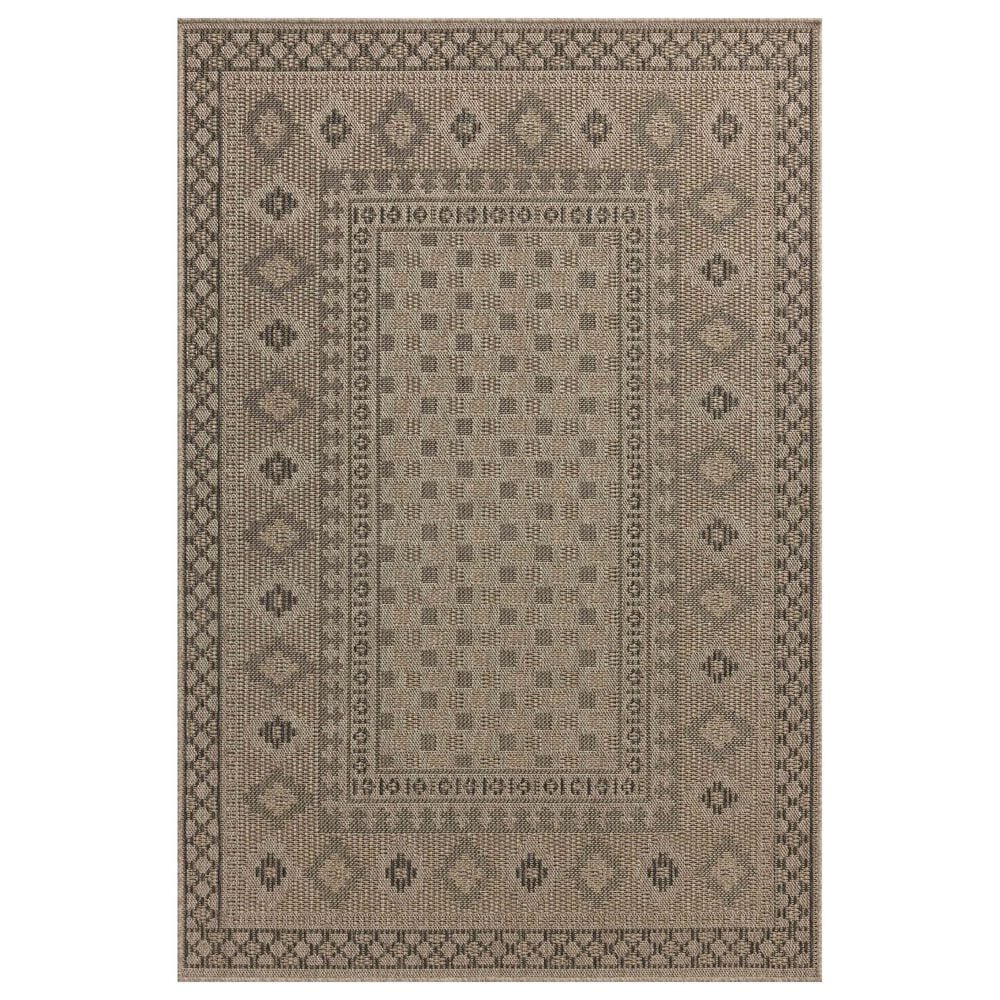 Loloi II Providence 8"6" x 12" Dove and Charcoal Indoor/Outdoor Area Rug, , large
