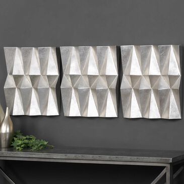 Uttermost Maxton Multi-Faceted Panels (Set of 3), , large