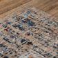 RIZZY Signature 10" x 13" Light Gray and Multicolor Area Rug, , large