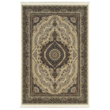 Oriental Weavers Masterpiece 111W 5"3" x 7"6" Ivory Area Rug, , large