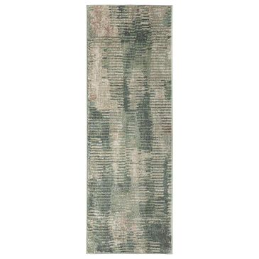 Feizy Eden Green 2"6" x 7"3" Runner, , large