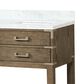 Lexora Home Norwalk 60" Double Bathroom Vanity in Grey Oak with White Carrara Marble Top  and Rectangle Sink, , large