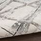 Nourison Desire 7"10" x 9"10" Grey and Silver Area Rug, , large