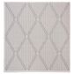 Safavieh Bermuda 8" Square Cream and Grey Indoor/Outdoor Area Performance Rug, , large