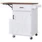 HOMLUX 39" Outdoor Kitchen Island in White, , large