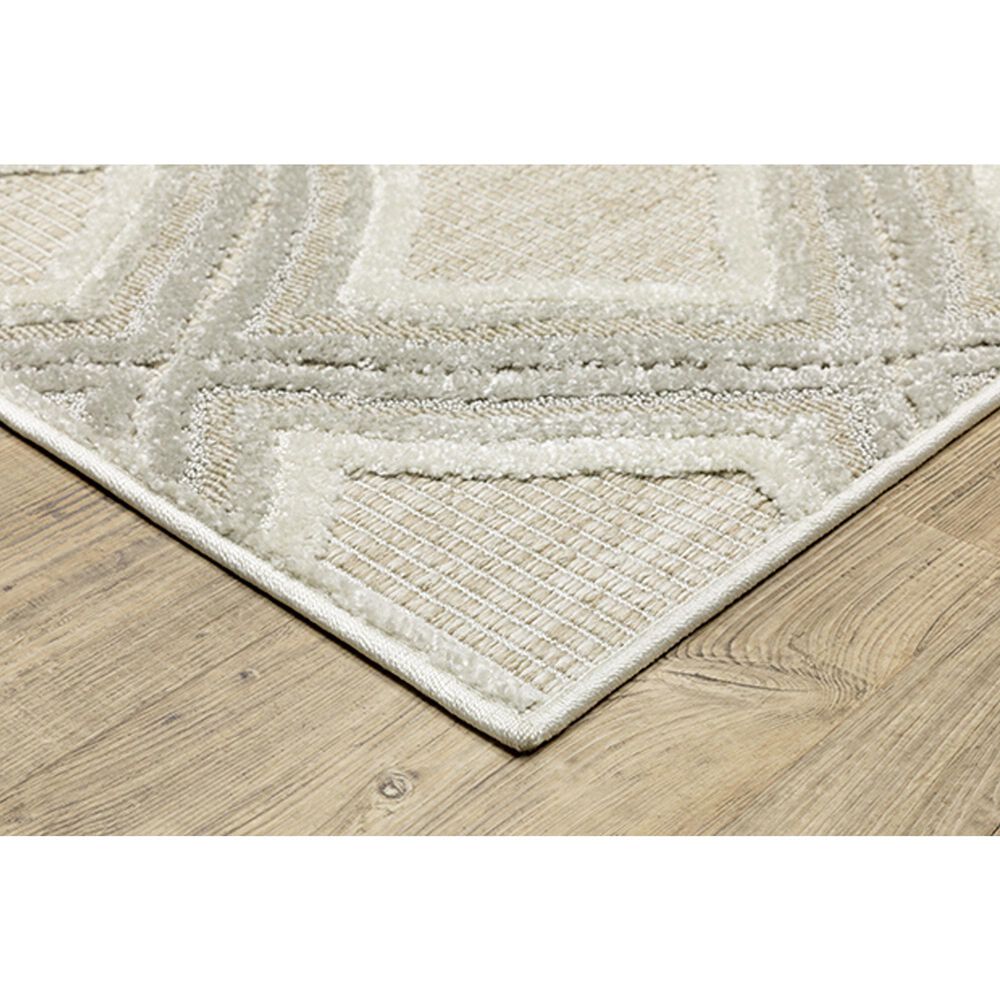 Oriental Weavers Tangier TAN04 5&#39;3&quot; x 7&#39;6&quot; Grey Area Rug, , large