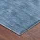 Dalyn Rug Company Soft Essentials Solid Denim 8" x 10" Area Rug, , large