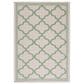 Safavieh Bermuda 4" x 6" Beige and Green Indoor/Outdoor Area Performance Rug, , large