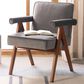 Safavieh Suri Arm Chair in Dark Grey Velvet, , large