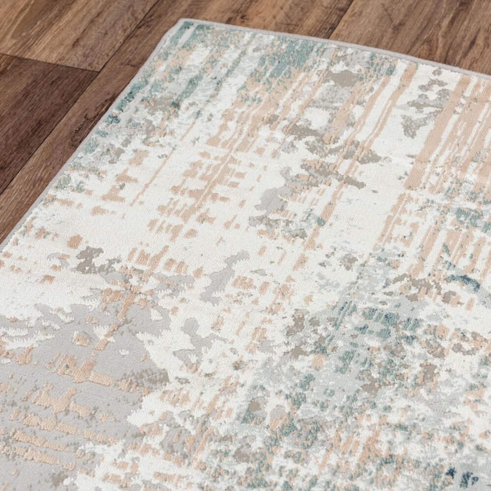 RIZZY Chelsea Ivory and Gray 5'3" x 7'6" Area Rug, , large