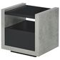 Furniture of America Anderson End Table in Black/Cement, , large