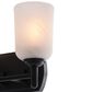 Vaxcel Laurelhurst 2-Light Bathroom Vanity in Matte Black, , large