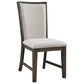 Mayberry Hill Grady Slat Back Polyester Upholstered Side Chair in Warm Cocoa, , large