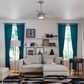 Hunter Burroughs 44" Ceiling Fan with LED Lights in Matte Silver, , large