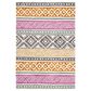 Safavieh Micro-Loop 4" x 6" Ivory and Rust Area Rug, , large