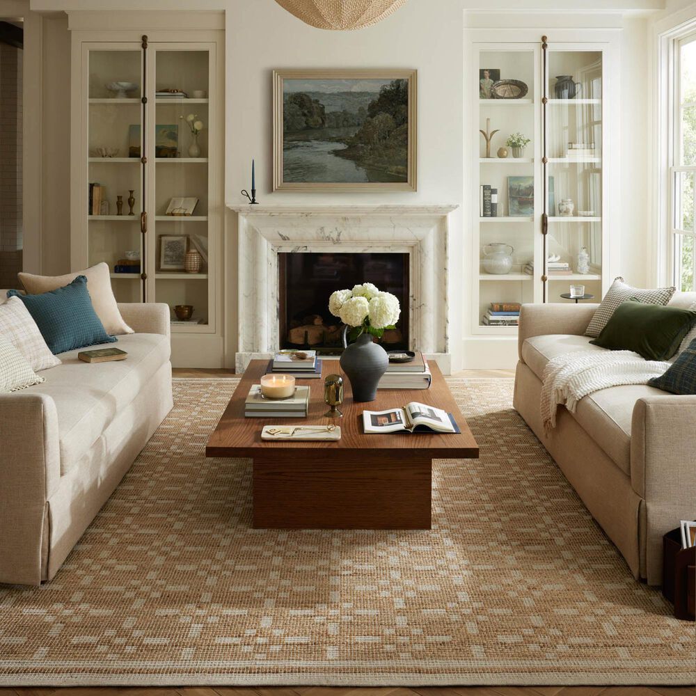Chris Loves Julia x Loloi Judy 5&#39; x 7&#39;6&quot; Natural and Ivory Area Rug, , large