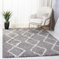Safavieh Venus Shag VNS682J 5"3" x 7"6" Grey and Ivory Area Rug, , large