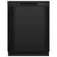 Hotpoint 24" Built-In Dishwasher with Front Control and 60 dBA in Black, , large