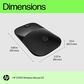 HP Z3700 G2 Wireless Mouse in Black Onyx, , large