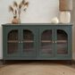 Fallridge Genova 4-Door Console in Green Teal, , large