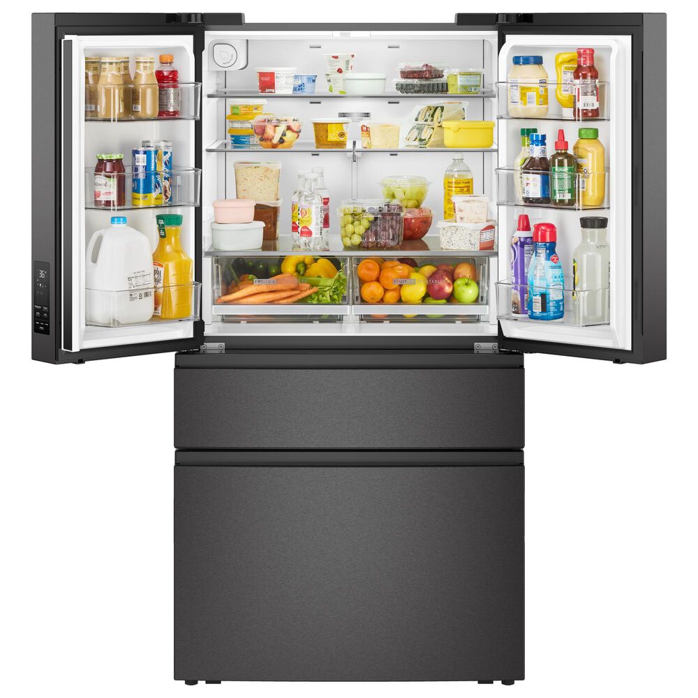 Whirlpool 30 Cu. Ft. French Door Refrigerator in Fingerprint-Resistant Black Stainless Steel, , large