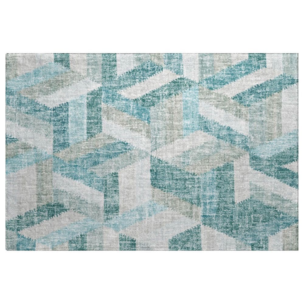 Dalyn Rug Company Lorenzo LN1 Teal 1"8" x 2"6" Area Rug, , large