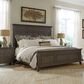 Belle Furnishings Paradise Valley Queen Bed and Two Nightstands in Saddle Brown, , large