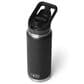 YETI Rambler 26 Oz Water Bottle with Flip Chug Cap in Black, , large