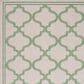 Safavieh Bermuda 6"7" x 9"2" Beige and Green Indoor/Outdoor Area Performance Rug, , large