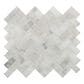 MS International Marble Arabescato Carrara 12" x 12" Honed Natural Stone Mosaic Sheet, , large