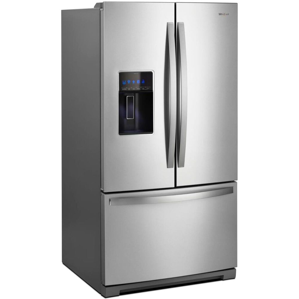 Whirlpool 27 Cu. Ft. 36&quot; Wide French Door Refrigerator in Stainless Steel, , large