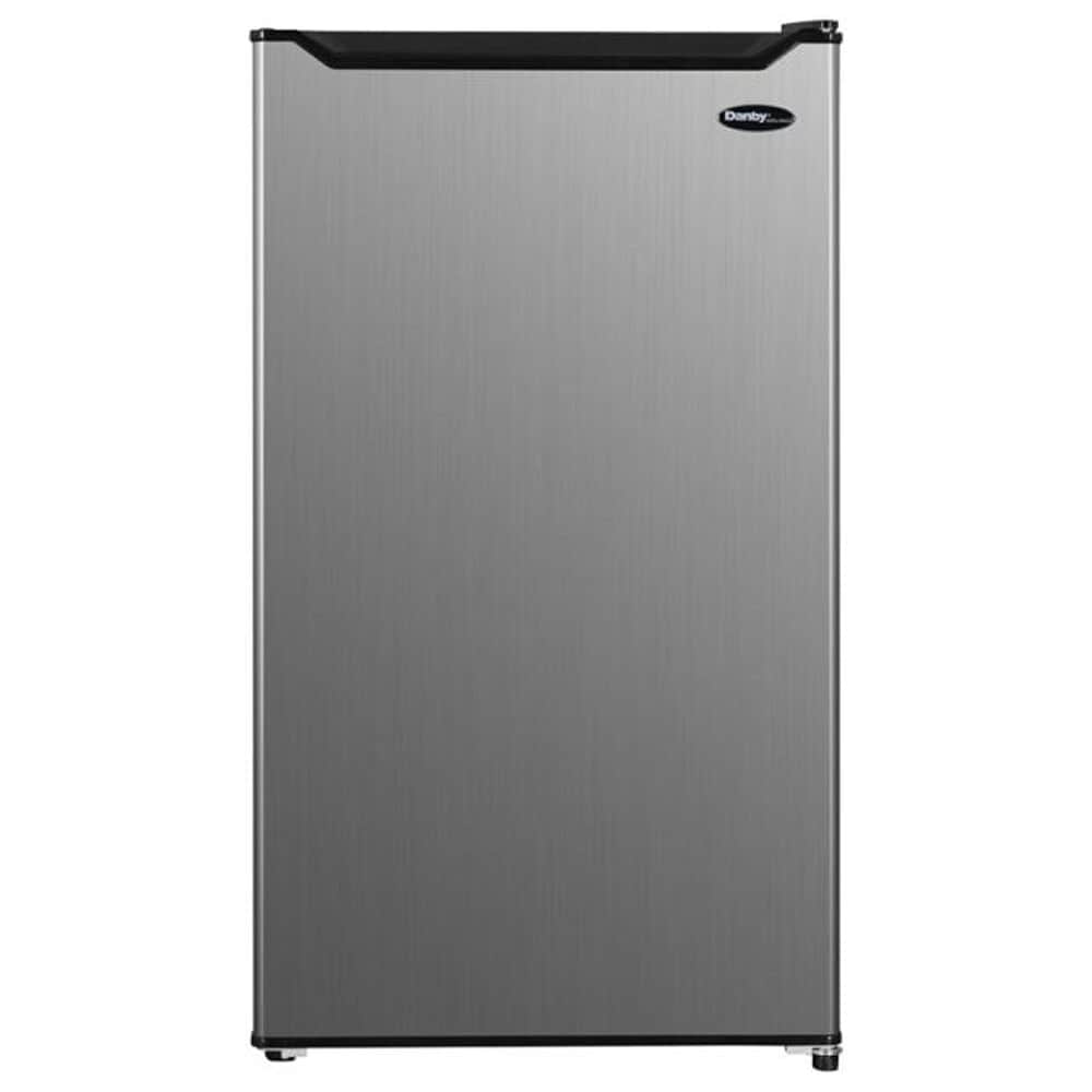 Danby 4.4 Cu. Ft. Compact Refrigerator with Vegetable Crisper in Stainless Steel, , large
