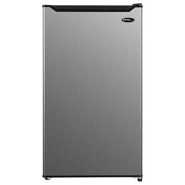 Danby 4.4 Cu. Ft. Compact Refrigerator with Vegetable Crisper in Stainless Steel, , large