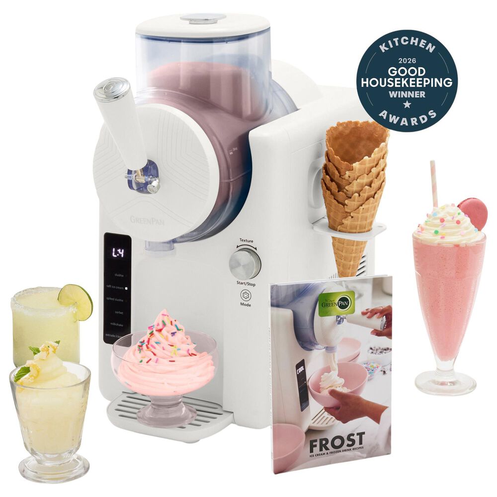 Green Pan 2 Qt. Frost Slush and Soft Serve Ice Cream Maker in Cream, , large
