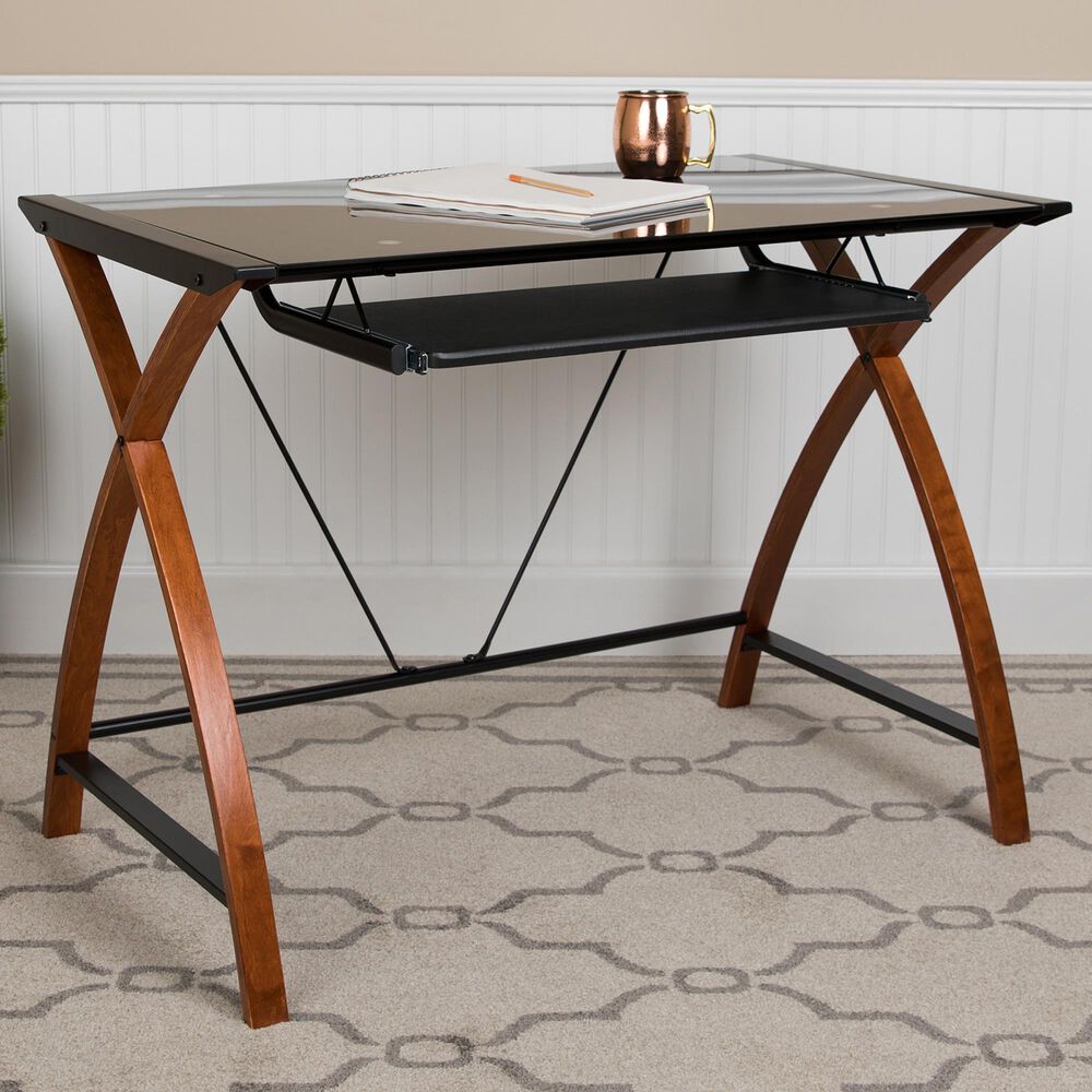 Flash Furniture 29.7" Desk in Black, , large