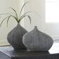 Ashley Donya 13" Vase in Antiqued Black, , large