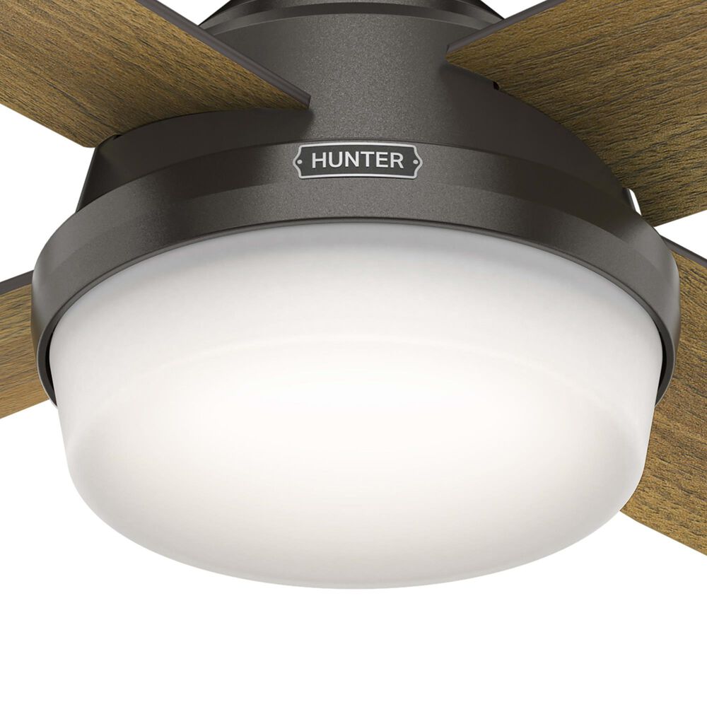 Hunter Dempsey 52&quot; Ceiling Fan with Lights in Noble Bronze, , large