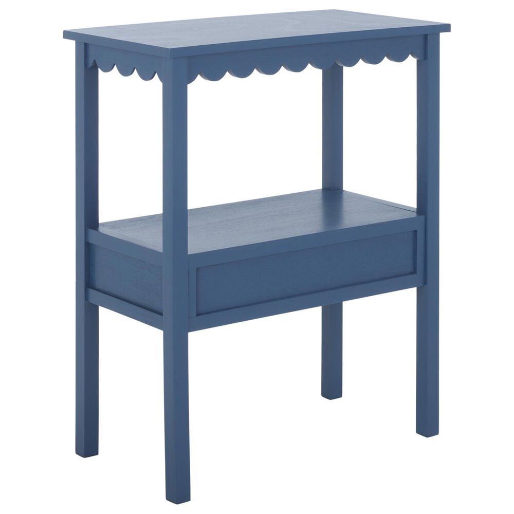 Safavieh Haven Low Drawer End Table in Blue, , large