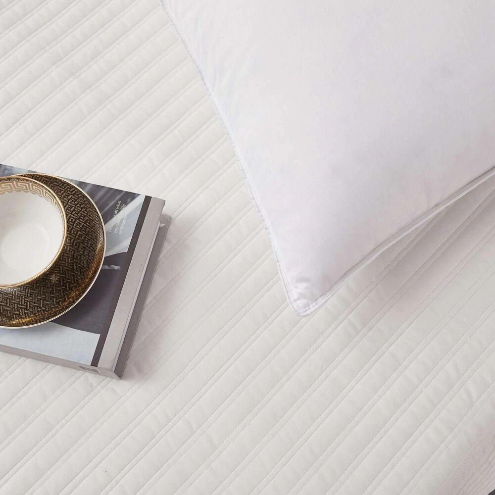 Blue Ridge Home Fashions Siberian 1000 Thread Count Standard Down Pillow in White, , large