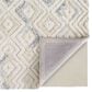 Feizy Anica 2" x 3" Ivory and Blue Area Rug, , large